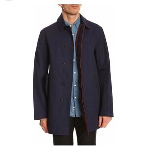 LACOSTE Mens Trench Mac Coat Water Repellent